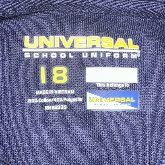 NWT Kids uniform shirt size 18 - Picture 3 of 3